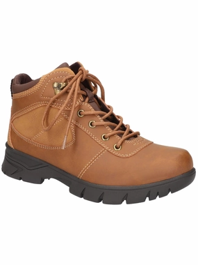 KAYLA Womens Faux Leather Combat & Lace-Up Boots Womens Dress Boots for less