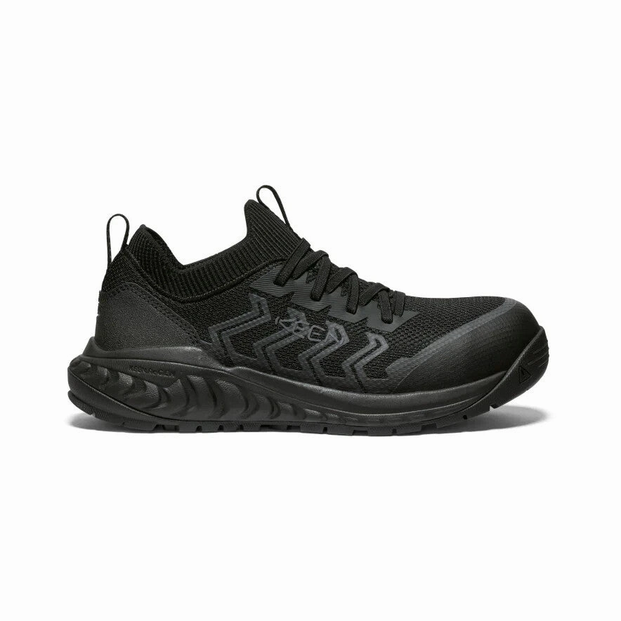 Keen Arvada Shift 1028722 Sneaker Womens 8.5 Black Carbon Toe Work Shoes ZPO3682