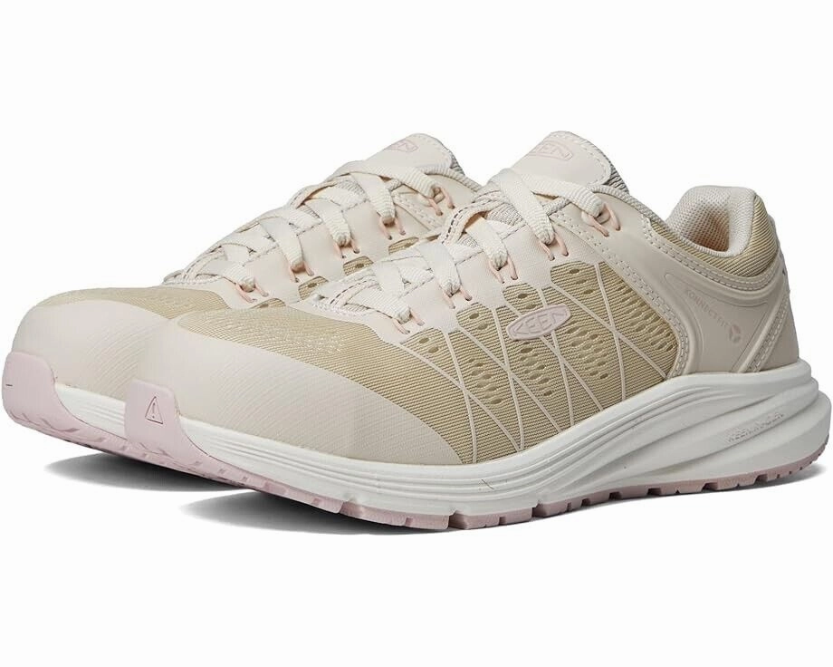 KEEN Utility Vista Energy Women's 8 Birch Peach Whip Comp Toe Work Shoes ZPO2221 Mens Sneakers & Athletic Shoes outlet