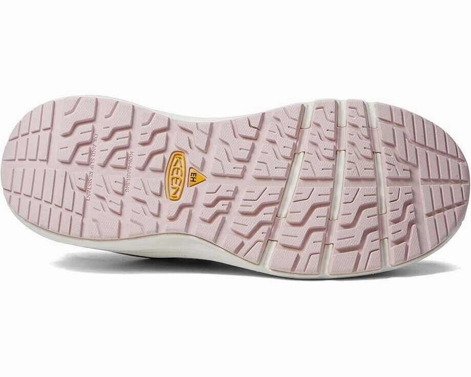 KEEN Utility Vista Energy Women's 8 Birch Peach Whip Comp Toe Work Shoes ZPO2221