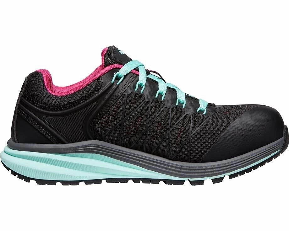 Keen Vista Energy Sneakers Women's US 7 Black Composite Toe Work Shoes KHD1418