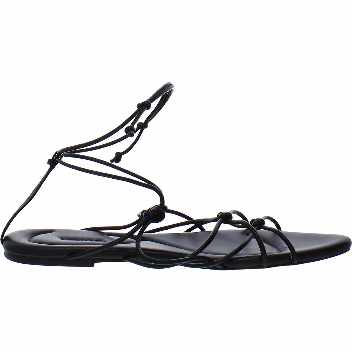 Kenna Womens Leather Pointed Toe Ankle Strap