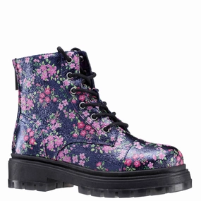 Kid's Diana Boot In Navy Floral Boys Boots online deals