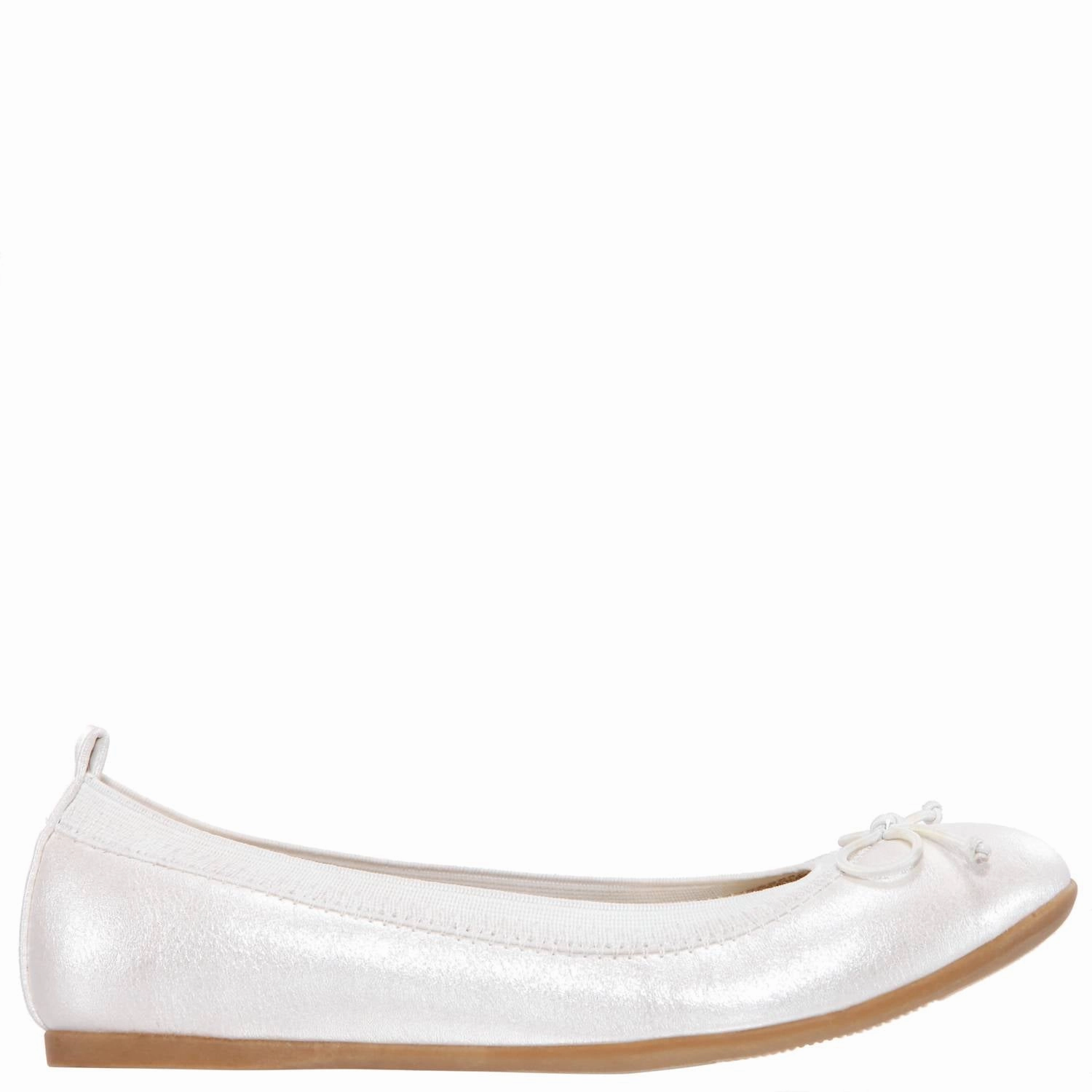 Kid's Esther Pearlized Shoes In Ivory