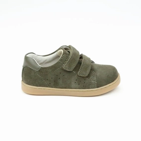 Kid's Kyle Double Strap Sneaker In Cargo Green Discount Boys Footwear online