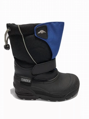 Kid's Quebec Boots In Black/royal Boys Boots online deals