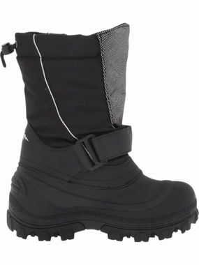 Kid's Quebec Boots In Black/silver Boys Boots online deals
