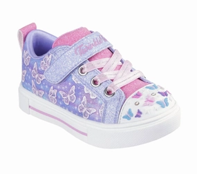 Kid's Twinkle Sparks Ombre Flutter Sneaker In Lavander Multi Girls Athletic Shoes on sale