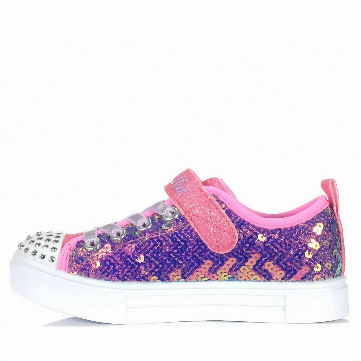 Kid's Twinkle Sparks Sequin Party Sneaker In Pink Multi