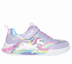 Kid's Unicorn Chaser Sneaker In Lavender/mulit Girls Athletic Shoes on sale