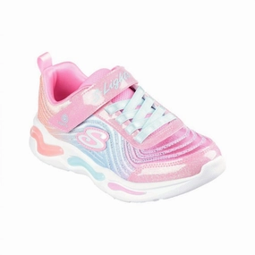 Kid's Wavy Beams Sneaker In Pink Multi Girls Athletic Shoes on sale