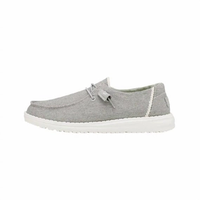 Kid's Wendy Chambray Shoes In Braided Grey Online sale for Girls Shoes
