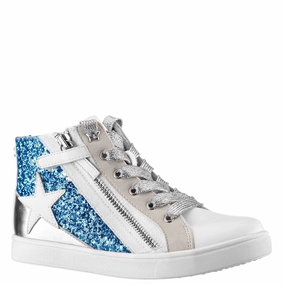 Kid's Yuti Sneakers In Blue Girls Athletic Shoes on sale