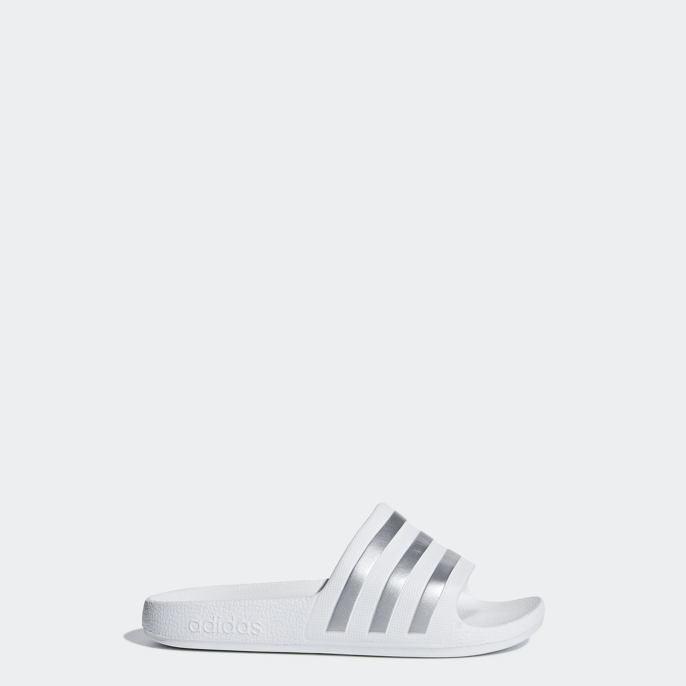 Kids' adidas Adilette Aqua Slides Girls Sandals summer sale