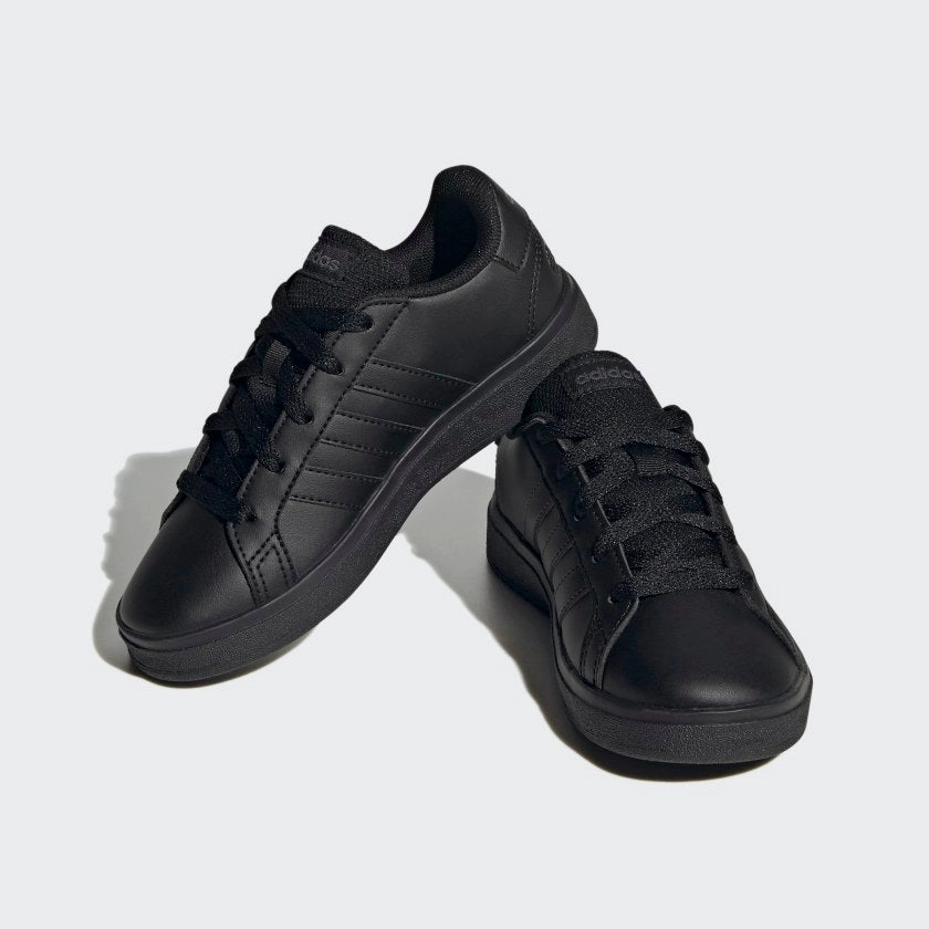 Kids' adidas Grand Court Lace-Up Shoes