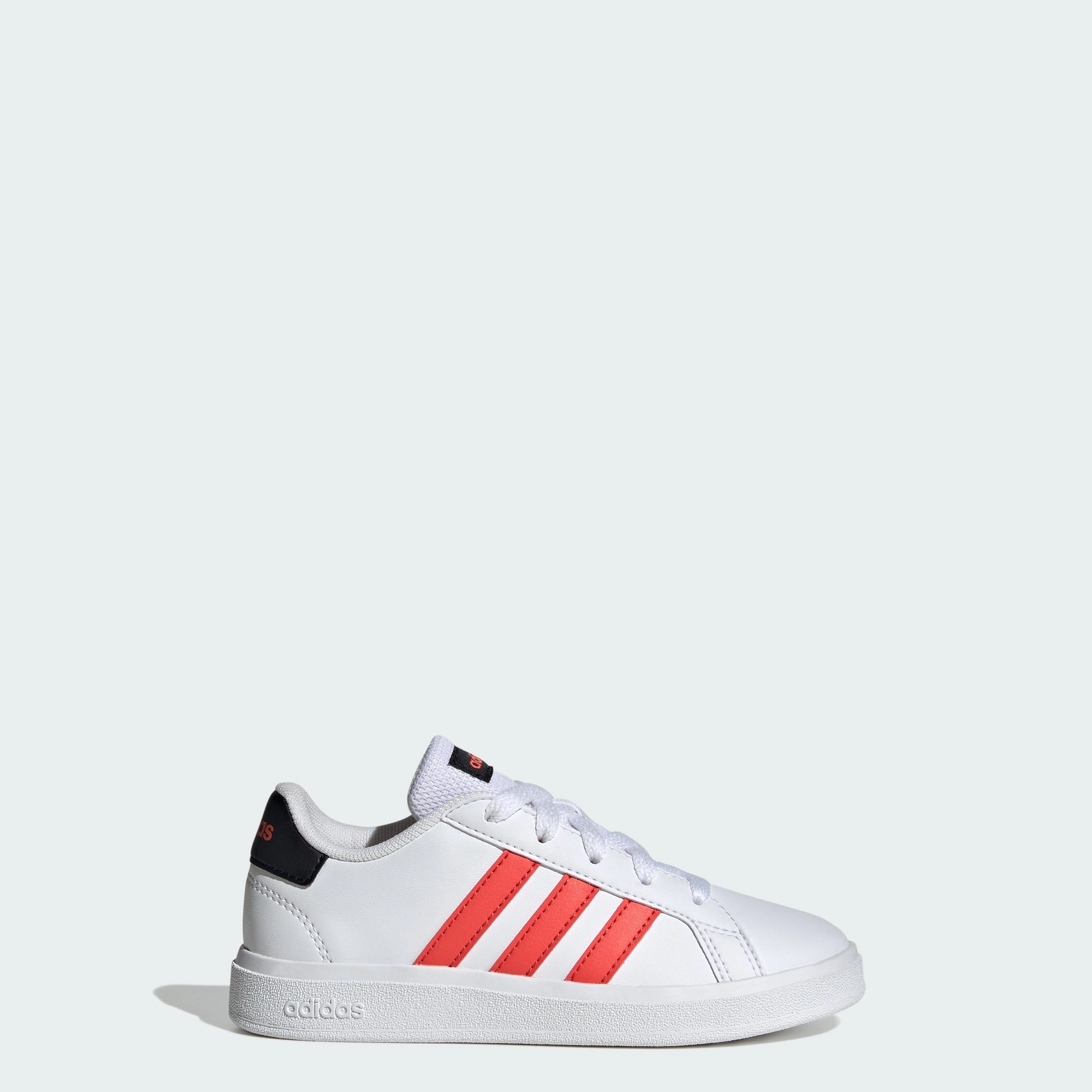 Kids' adidas Grand Court Lifestyle Tennis Lace-Up Shoes