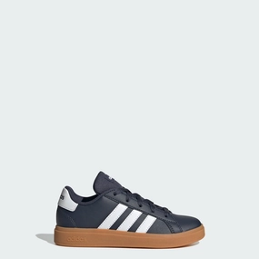 Kids' adidas Grand Court Lifestyle Tennis Lace-Up Shoes Girls Athletic Shoes on sale
