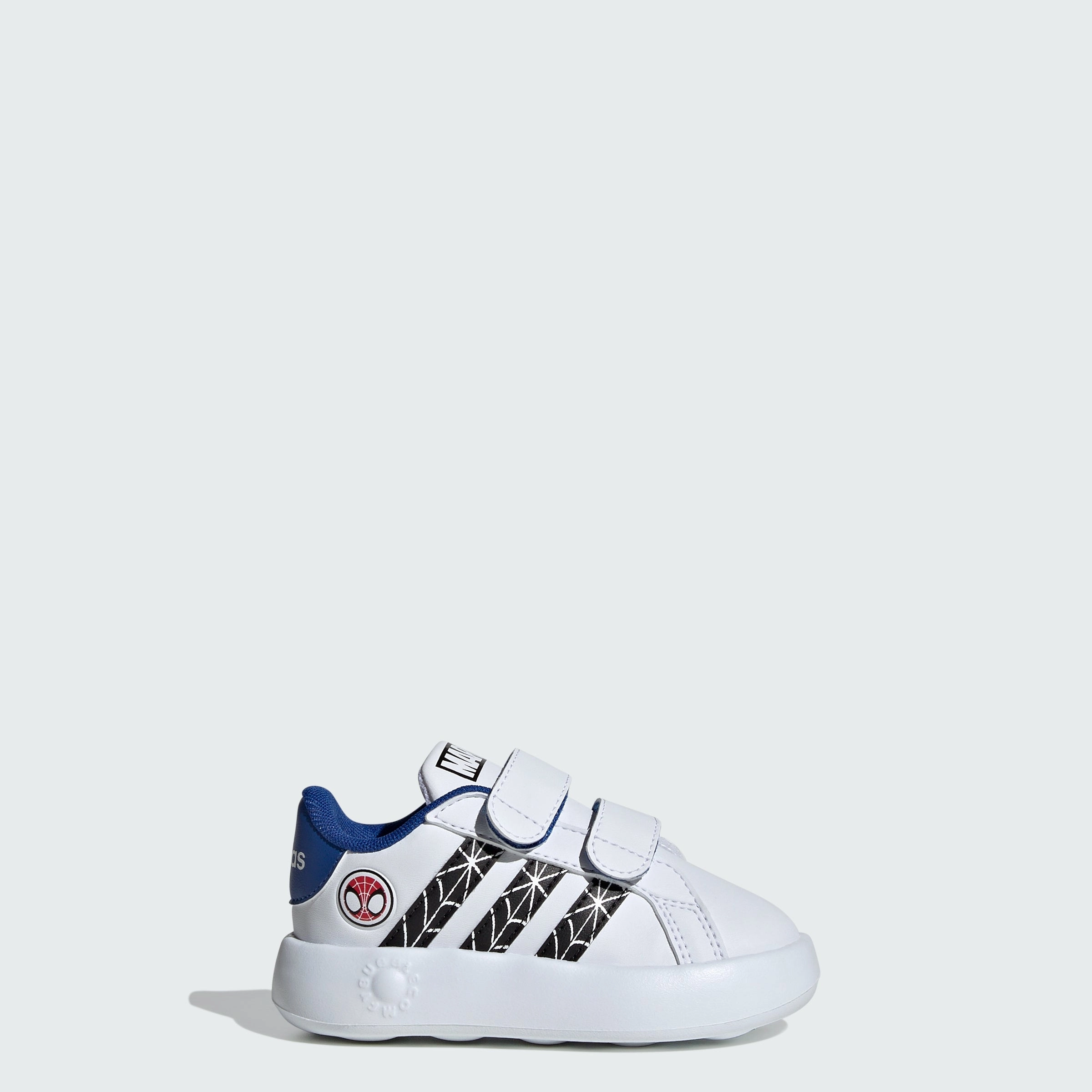 Kids' adidas Marvel's Spider-Man Grand Court Shoes Kids Girls Athletic Shoes on sale