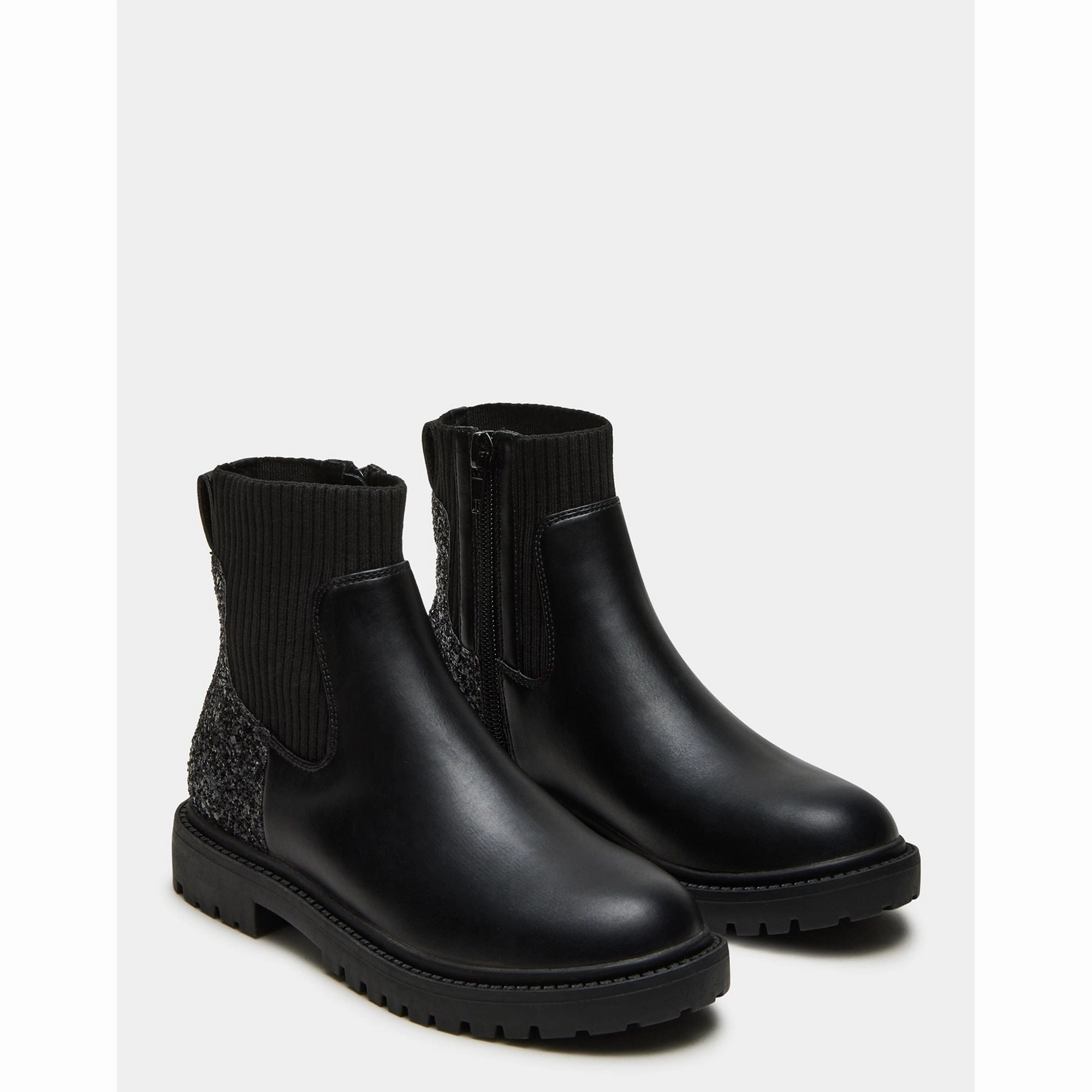 Kids' Lilyana Black Glitter