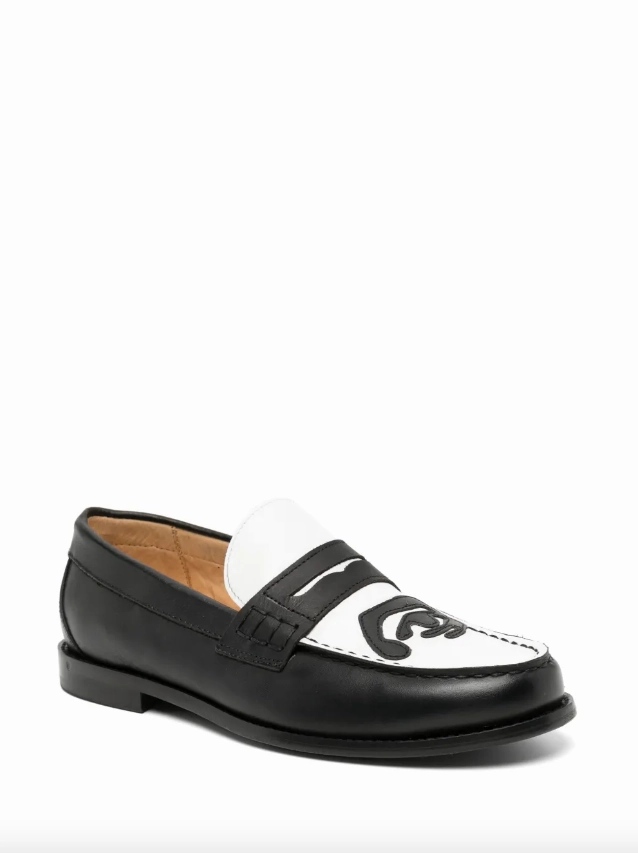 KidSuper Patchwork Penny loafers