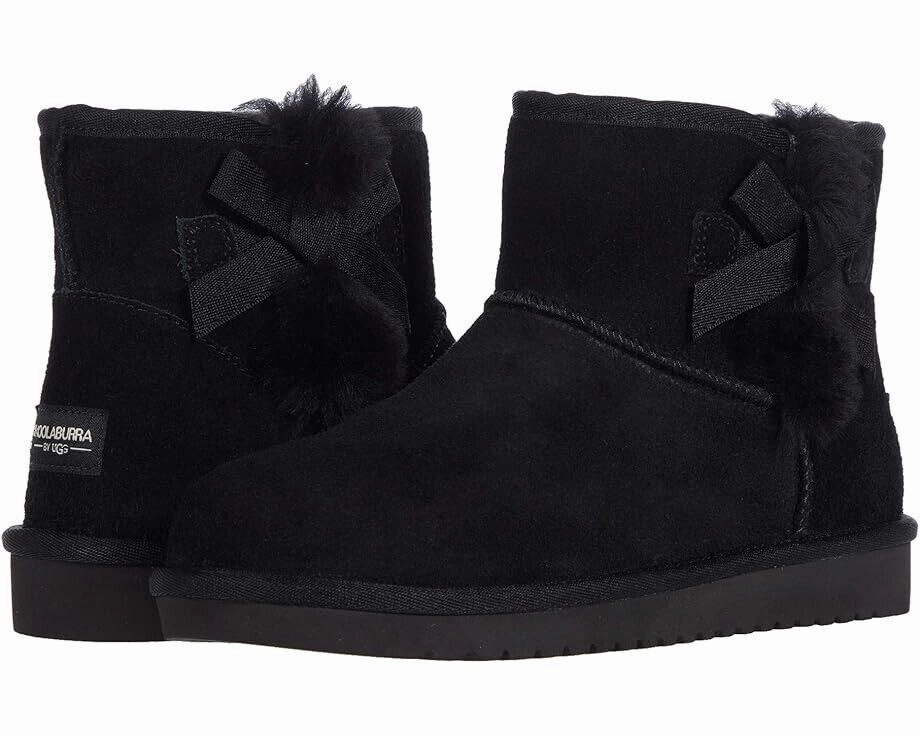 Koolaburra by Ugg Victoria Mini Booties Women's 9 Black Winter Boots KHD1746 Top-rated Womens Boots outlet