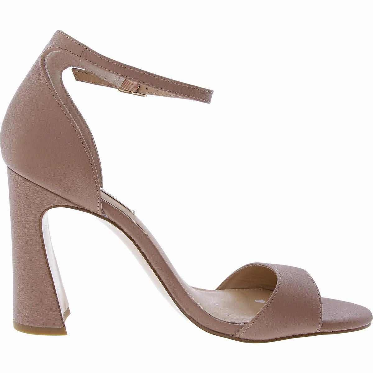 Krisha Womens Buckle Leather Ankle Strap