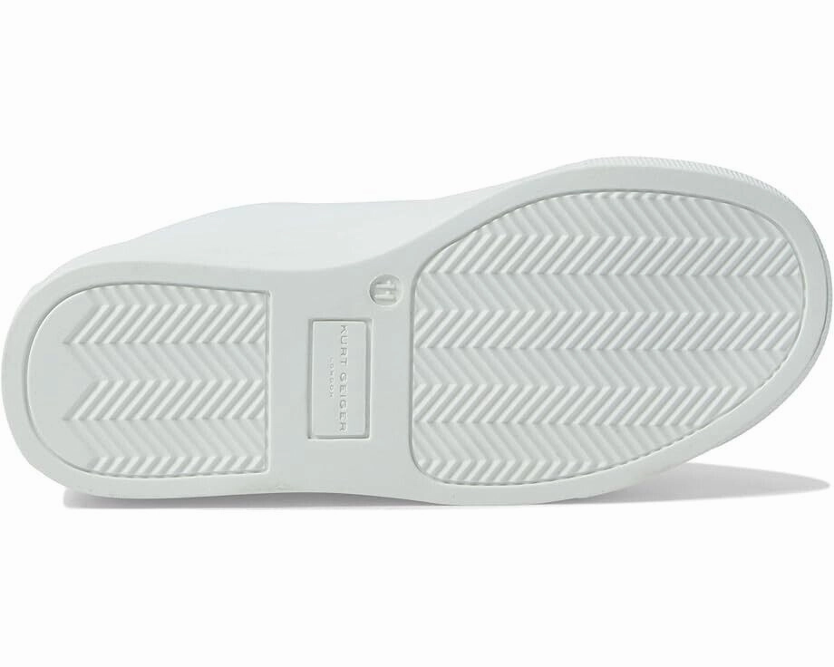 Kurt Geiger London Sneakers Girls 12 White Laney Butterfly Platform Shoes KHD021