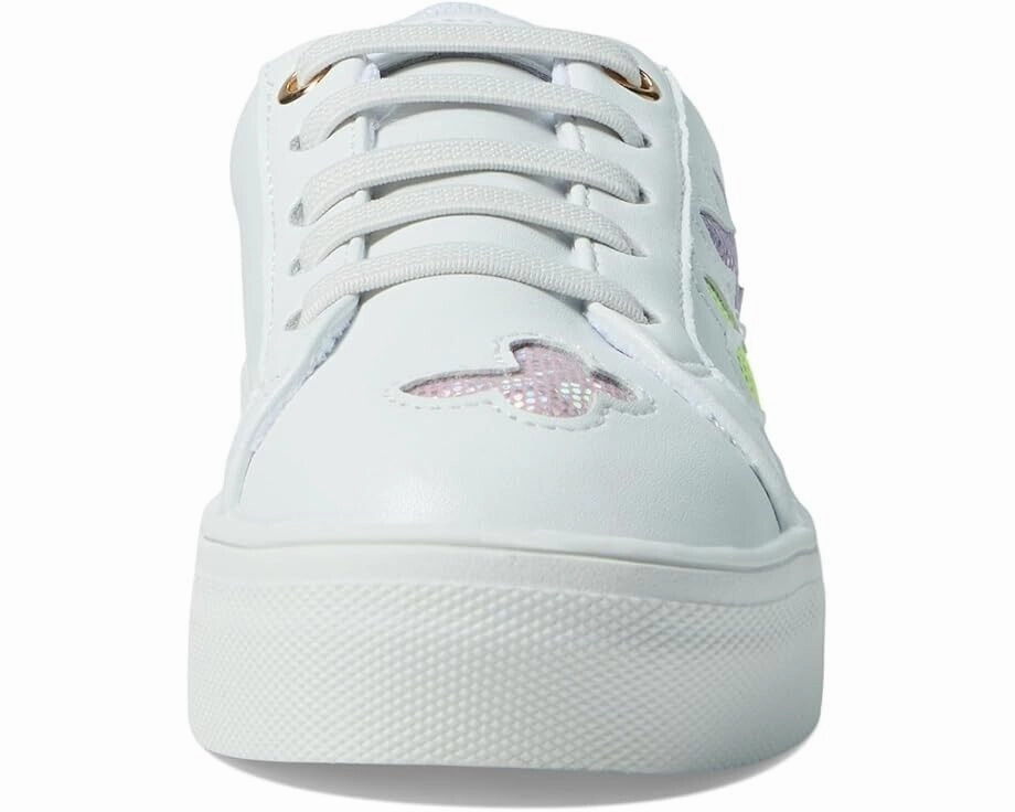 Kurt Geiger London Sneakers Girls 12 White Laney Butterfly Platform Shoes KHD021