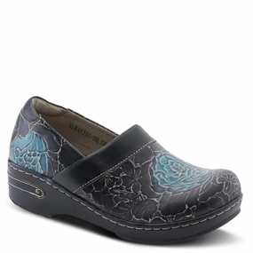 L'artiste By Spring Step Elkayjay Clogs Women's EURO 35 Black Multi Shoes KHD531 Athletic Shoes for Women discount