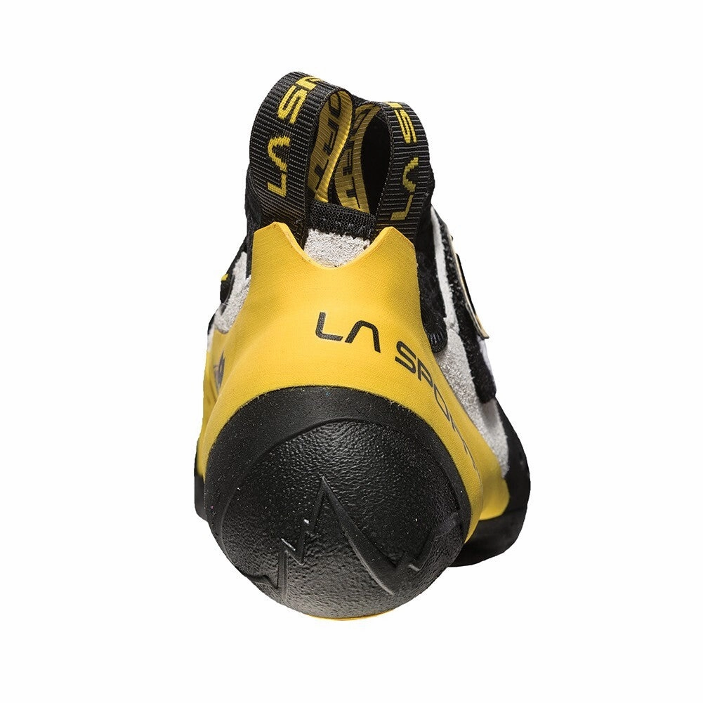 La Sportiva Solution ZFCS013 Men's Black White Leather Climbing Shoes DWA174 (Black,44.5)