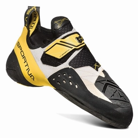 La Sportiva Solution ZFCS013 Men's Black White Leather Climbing Shoes DWA174 (Black,44.5) Mens Sneakers & Athletic Shoes outlet