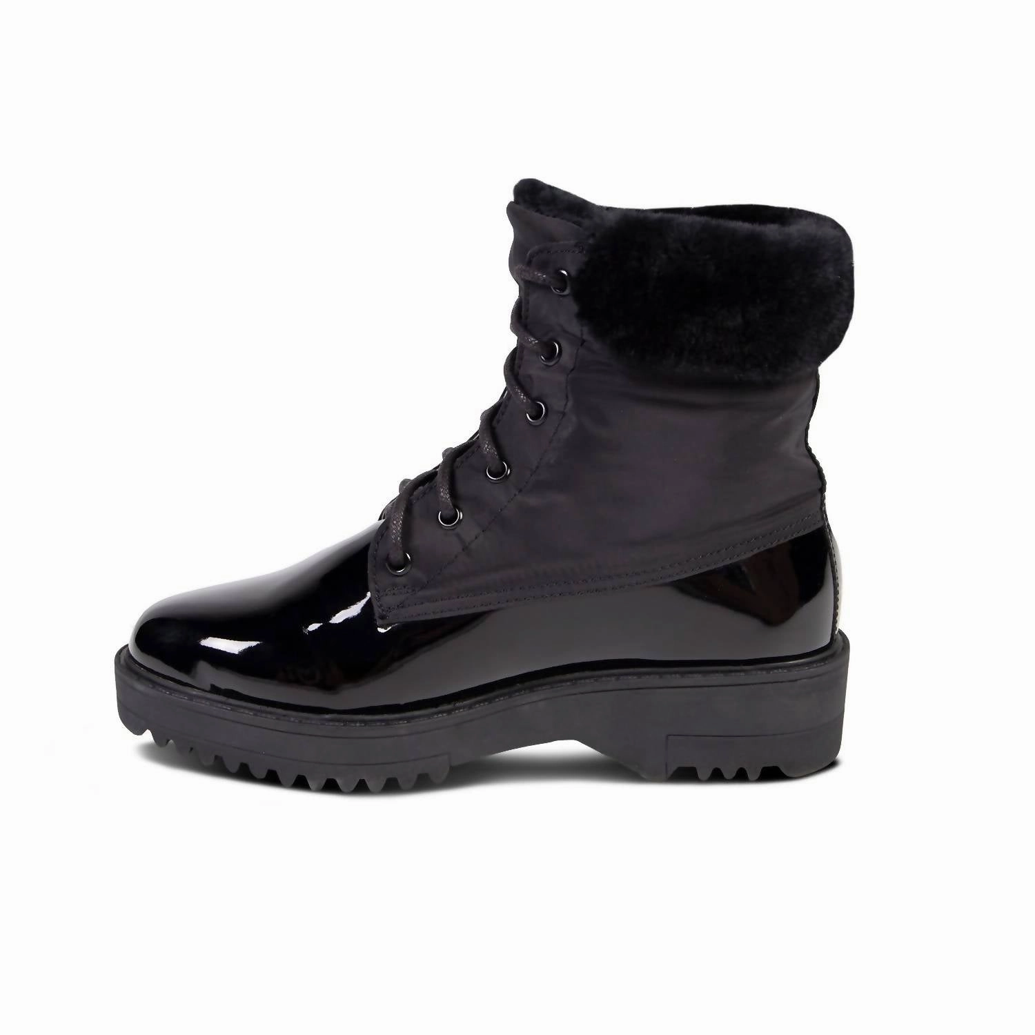 Ladies Brooke Boot With Sheepskin In Black