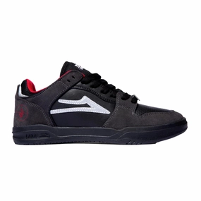Lakai Telford Low Black/Charcoal Suede  MS424-0262-B00 Men's Mens Athletic Shoes clearance sale