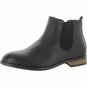Landon  Mens Faux Leather Pull On Chelsea Boots Cheap Mens Boots & Chukkas