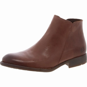 Lauryl Womens Zipper Leather Ankle Boots Womens Winter Boots promo deal