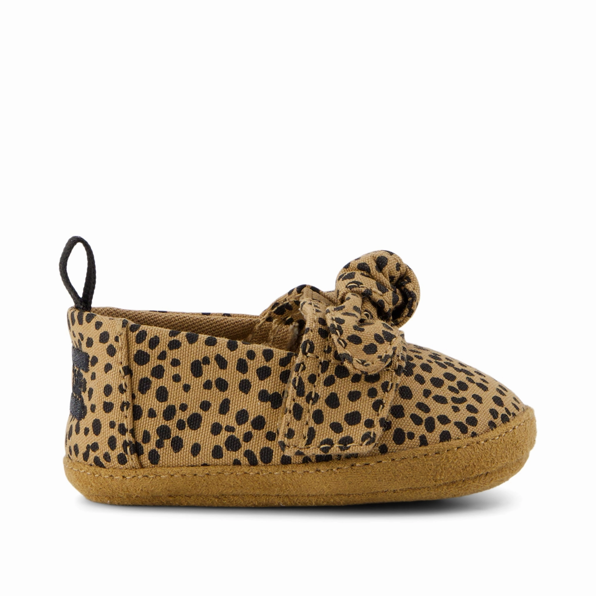 Layette Alpargata Brown Mini Cheetah Toddler Crib Shoe Baby & Toddler Shoes on sale