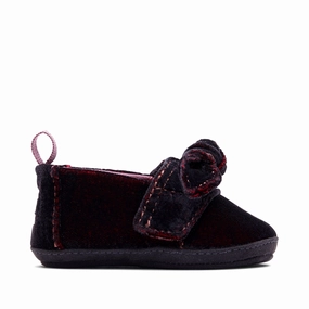 Layette Alpargata Burgundy Velvet Toddler Crib Shoe Baby & Toddler Shoes on sale