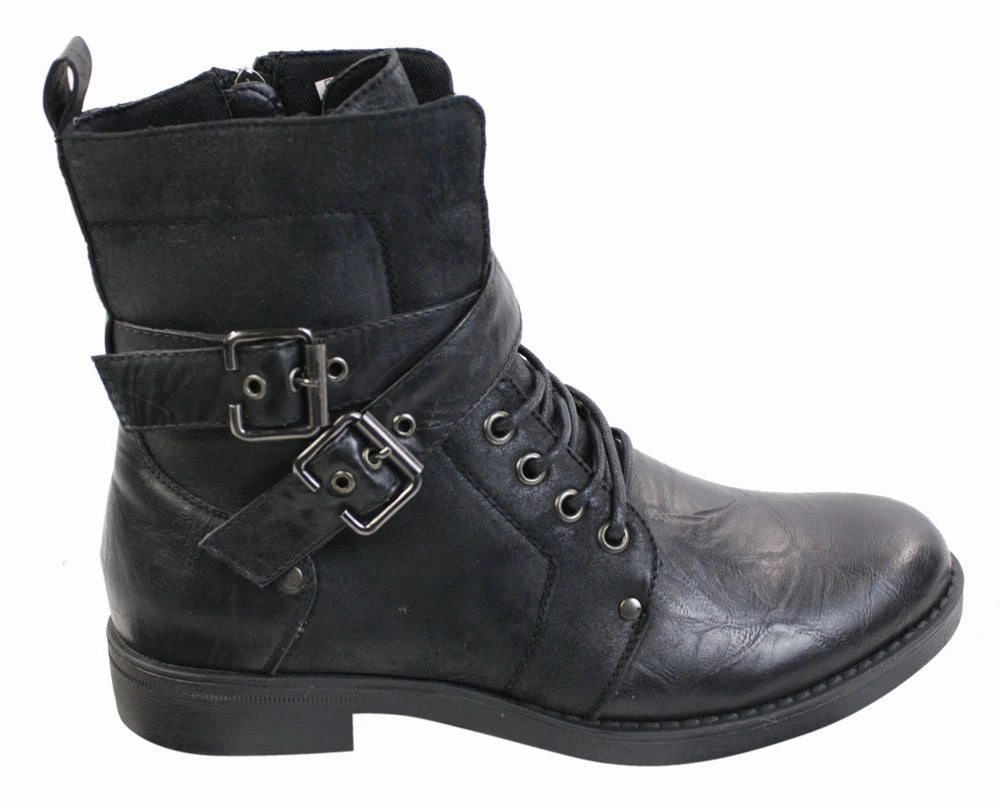 Leather Ankle Boots With Buckle Mens Chukka Boots outlet deals