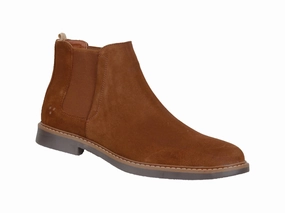 Leather Chelsea Casual Boots - Enzo In Brown Sale on Mens Chukka Footwear