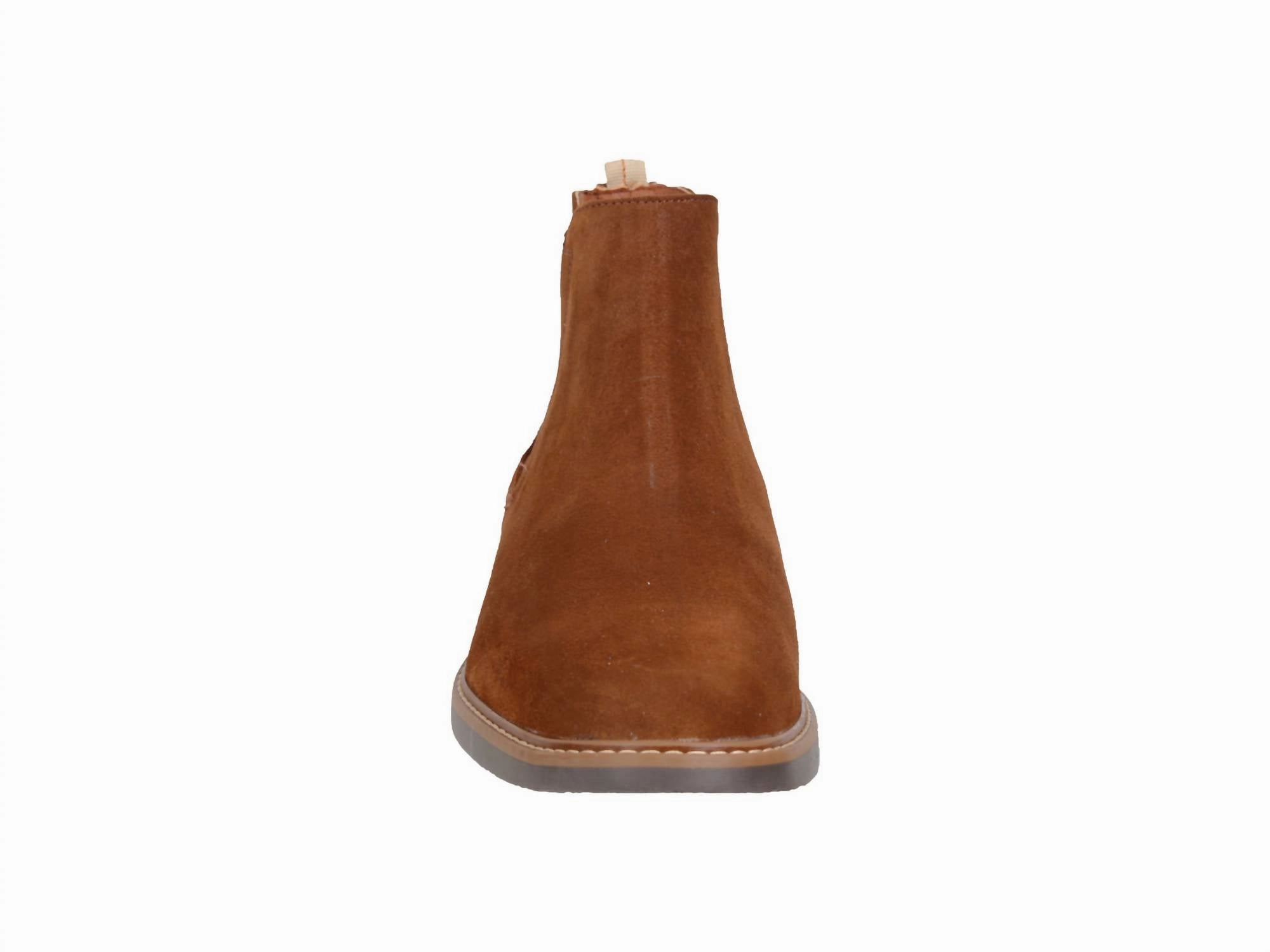 Leather Chelsea Casual Boots - Enzo In Brown