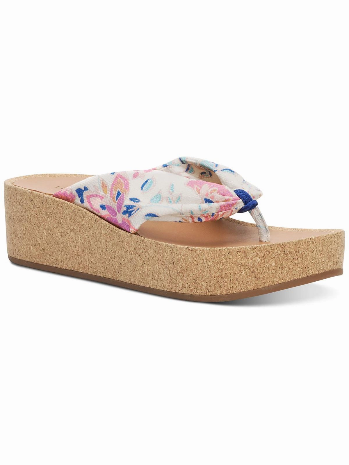 Lellina  Womens Leather Flatform Platform Sandals