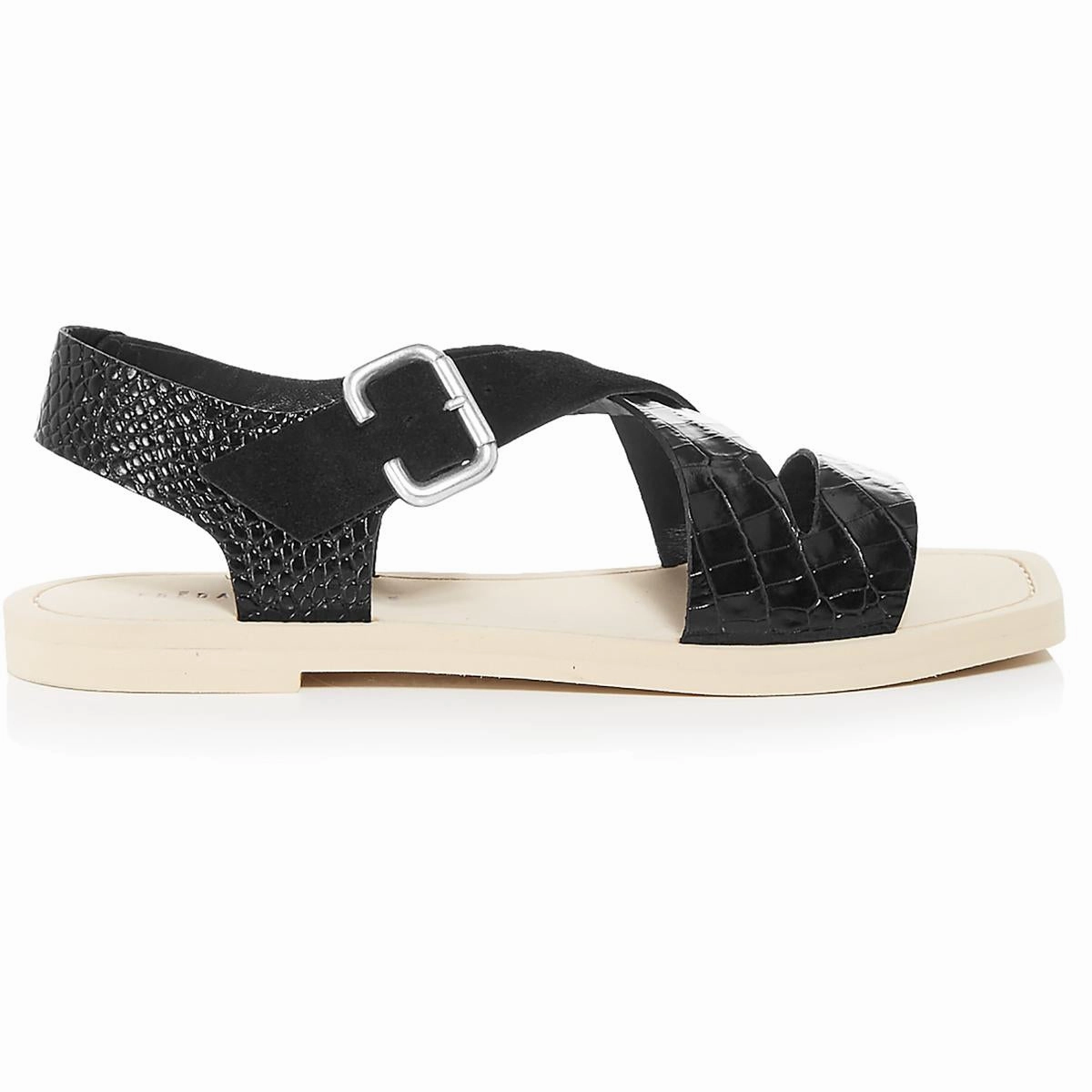 Lenn Womens Faux Leather Warm Ankle Strap