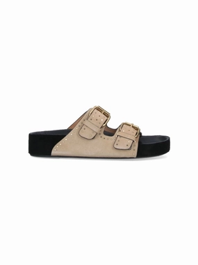 Lennyo" Sandals  Beige Stylish Womens Slides & Sandals