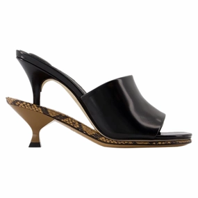 Les Doubles Mules Sandals - Jacquemus - Leather - Black Cheap Womens Sandals clearance