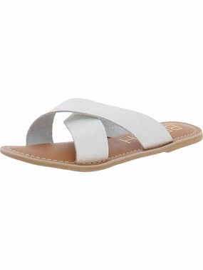 Lil Pebble Girls Slip-on Leather Flatform Sandals Girls Sandals summer sale