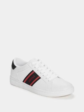 Locey Striped Low-Top Sneakers Cheap Mens Athletic Sneakers