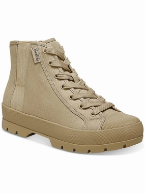 Logan Womens Canvas Lifestyle High-Top Sneakers Athletic Shoes for Women discount