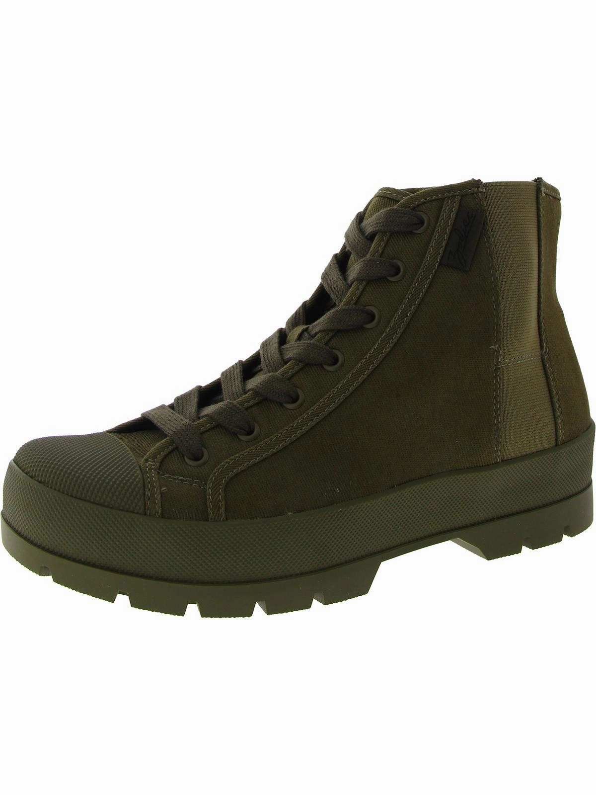 Logan Womens Canvas Lifestyle High-Top Sneakers