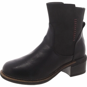 Logger Niagara Womens Faux Leather Block Heel Chelsea Boots Buy Womens Boots online cheap