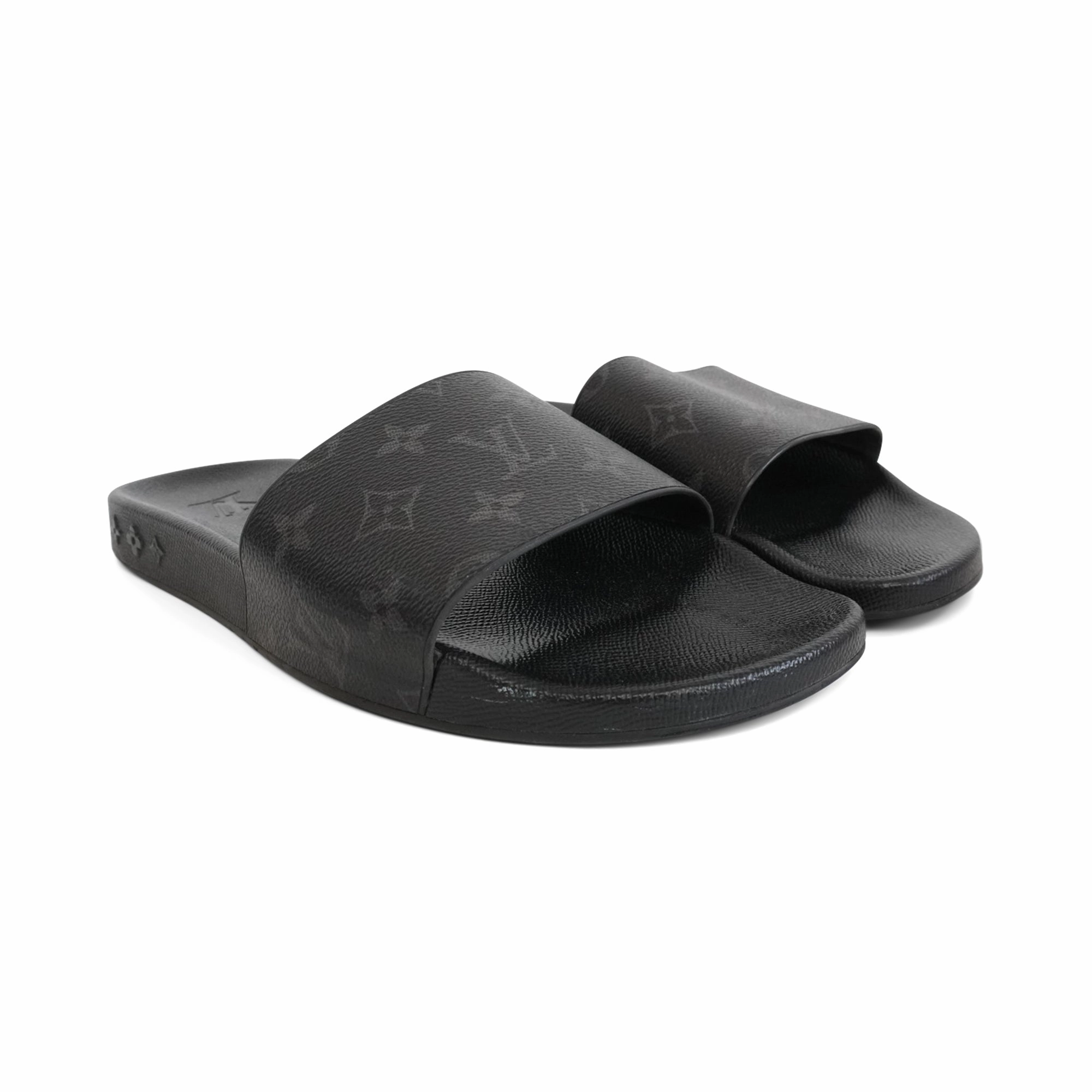 Louis Vuitton Monogram Pool Slides - Men's 8